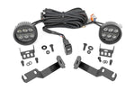 LED Light Kit | Ditch Mount | Black Series Round | 3.5 Inch | Amber DRL | Toyota Tacoma (05-15)