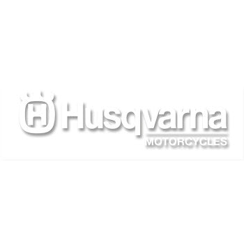 Die-Cut Decal - 1' - Husqvarna White