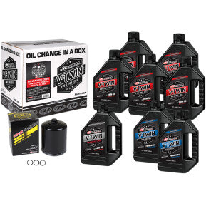 M8 Synthetic 20W-50 Oil Change Kit - Black Filter