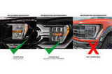 FORD F-150 (21-23): XB LED HEADLIGHTS WHITE DRL PAIR LF498