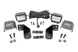 LED Light | RR Cage Mount | 2" Chrome Pair | Wide Angle | Polaris Ranger 1000/Ranger XP 900/1000