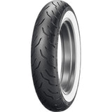 Tire - American Elite - Front - MT90B16 - Wide Whitewall - 72H