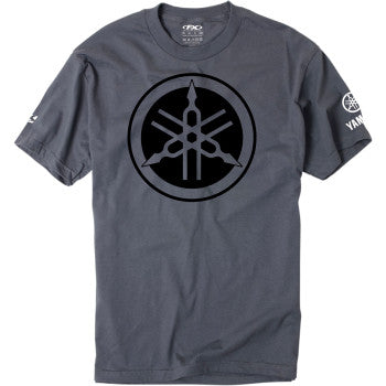 Yamaha Tuning Fork T-Shirt - Charcoal Gray - 2XL