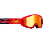 Youth PowerCore Goggles - Flame - Red - Red Mirror