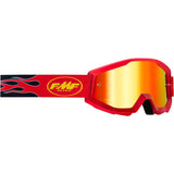 Youth PowerCore Goggles - Flame - Red - Red Mirror