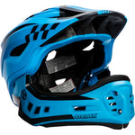 2-in-1 Full Face Helmet - Blue - Medium