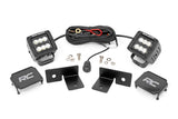 LED Light Kit | Under Bed Mount | 2" Black Pair | Spot | Polaris General XP 4 1000