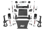 6 Inch Lift Kit |Mono Leaf Rear | N3 Struts | GMC Sierra 1500 2WD/4WD (2019-2024 & Classic)