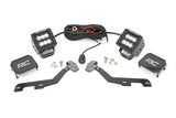LED Light Kit | Ditch Mount | 2" Black Pair | Flood | Ram 1500 2WD/4WD (19-25)