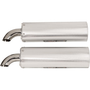 Full Dual Exhaust System - Brushed - RZR XP 1000