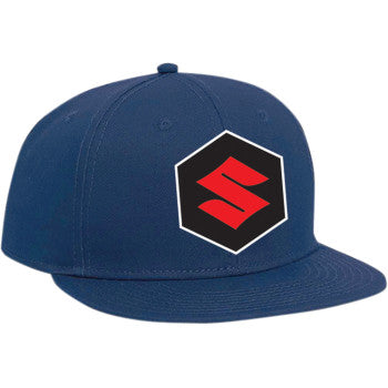Youth Suzuki Mark Snapback Hat - Navy