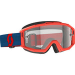 Split OTG Goggle - Dark Blue/Neon Red - Clear
