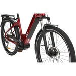 Discovery Rosemont LS E-Bike - Burgundy - Step Through