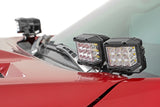 LED Light Kit | Ditch Mount | Dual 2" Black Pairs | Flood | Toyota Tundra (14-21)