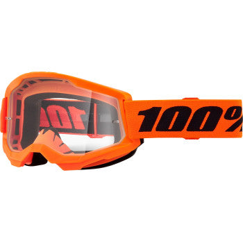 STRATA 2 GOGGLES - NEON ORANGE - CLEAR