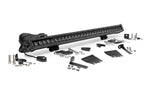 LED Light Kit | Hood Mount | 30" Black Single Row | Jeep Gladiator JT/Wrangler JL (18-25)
