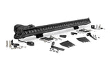 LED Light Kit | Hood Mount | 30" Black Single Row | Jeep Gladiator JT/Wrangler JL (18-25)