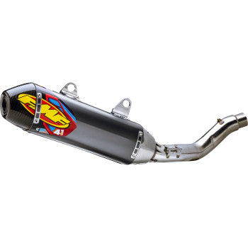 Factory 4.1 RCT Slip-On Muffler with Carbon Cap - Aluminum - KX 250