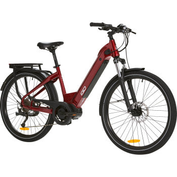 Discovery Rosemont LS E-Bike - Burgundy - Step Through