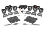 LED Light Kit | Fog Mount | Triple 2" Black Pair | Amber DRL | Ford Bronco (21-25)