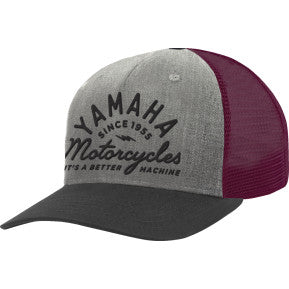 Yamaha Wool Hat - Gray/Maroon