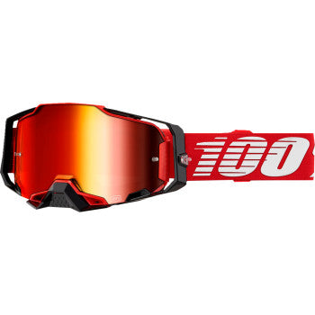 ARMEGA GOGGLE - RED - RED MIRROR