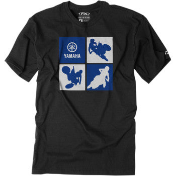 Youth Yamaha Silhouette T-Shirt - Black - Large