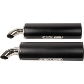 Full Dual Exhaust System - Black - RZR XP 1000