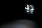 2 Inch Chrome Series LED Light Pods | Flush Mount | Cool White DRL