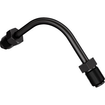 Universal Banjo - 90° - Long Brake Adaptor - Side Bend - Black