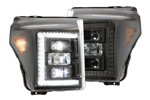 FORD SUPER DUTY (11-16): XB HYBRID LED HEADLIGHTS PAIR LF553
