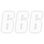 FX Factory Number 6 - White - 4"