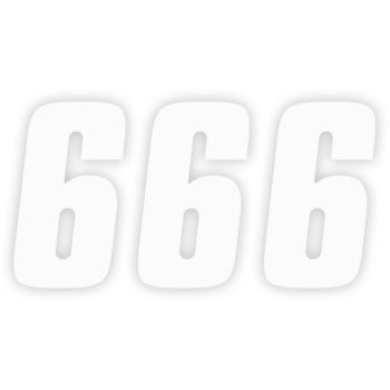 FX Factory Number 6 - White - 4"