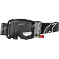 Vision 8 Roll-Off Goggle - Corp - Black - Clear