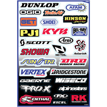 Decal Kit - Sponsor A