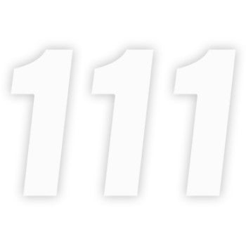 FX Factory Number 1 - White - 4"