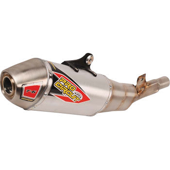 T-6 Slip-On Muffler - Stainless Steel - KAWASAKI