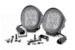 4 Inch Chrome Series LED Light | Round | Pair