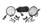 4 Inch Chrome Series LED Light | Round | Pair