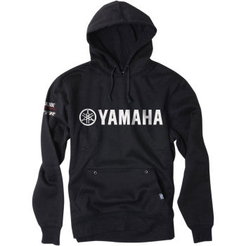 Yamaha Team Pullover Hoodie - Black - Medium