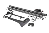 LED Light Kit | Windshield Mount | 50" BLK Single Row | Jeep Gladiator JT/Wrangler JL (18-25)