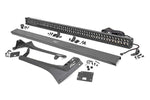 LED Light Kit | Windshield | 50" BLK Dual Row | WHT DRL | Jeep Gladiator JT/Wrangler JL (18-25)