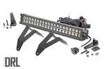 LED Light Kit | Bumper Mount | 20" Black Dual Row | White DRL | Ram 1500 (19-24)