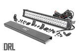 20 Inch Chrome Series LED Light Bar | Dual Row | Cool White DRL