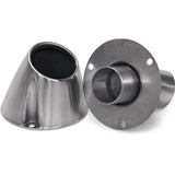 4" Quiet End Cap - Billet - 1-1/2"