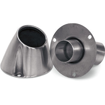 4" Quiet End Cap - Billet - 1-1/2"