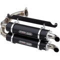 Stage 5 Slip-On Dual Muffler - Black