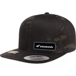 Honda Snapback Hat - Camo Black