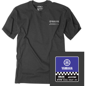 Youth Yamaha Starting Line T-Shirt - Heather Charcoal - XL