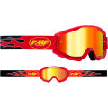 Youth PowerCore Goggles - Flame - Red - Red Mirror
